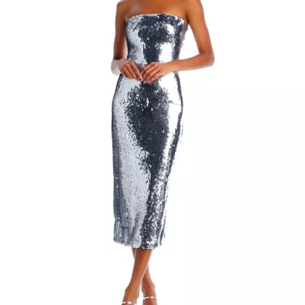 Rhode Lisa Sequin Midi Dress,‎ SZ US 4, $695, NWOT